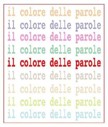 Il colore delle parole