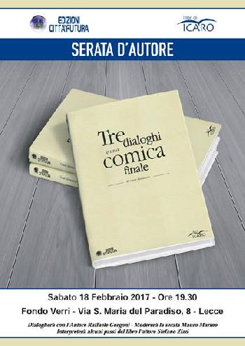 Tre dialoghi e una comica finale