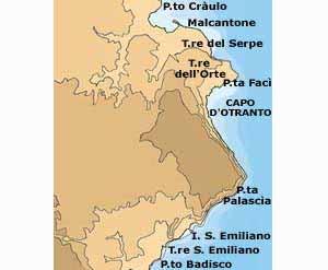 Mappa Capo d'Otranto