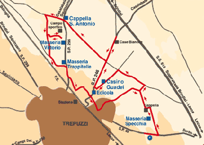 Mappa itinerario